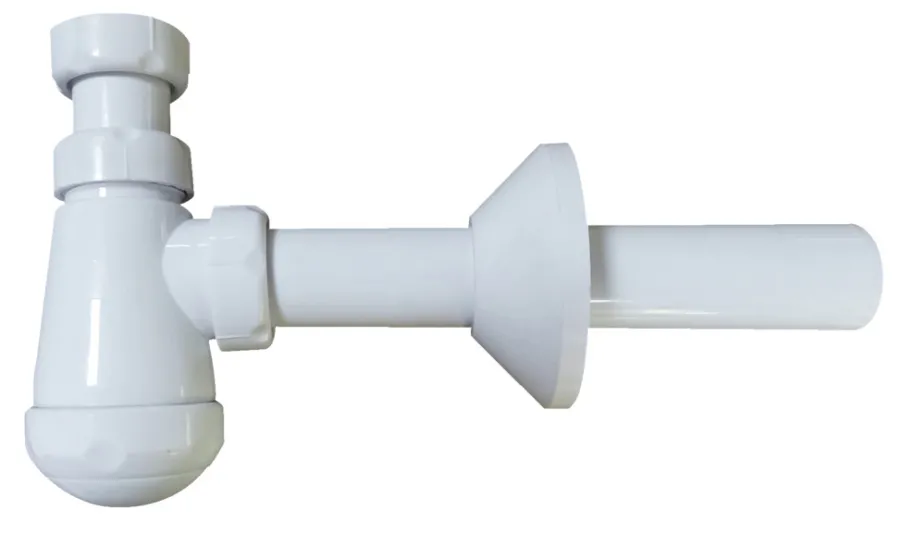 Vannlås^ Vannlåssett 1 1/4"x32 mm hvit