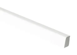 Lister^Hornbaek Vaskelist plast hvit – 15 x 22 x 3000 mm