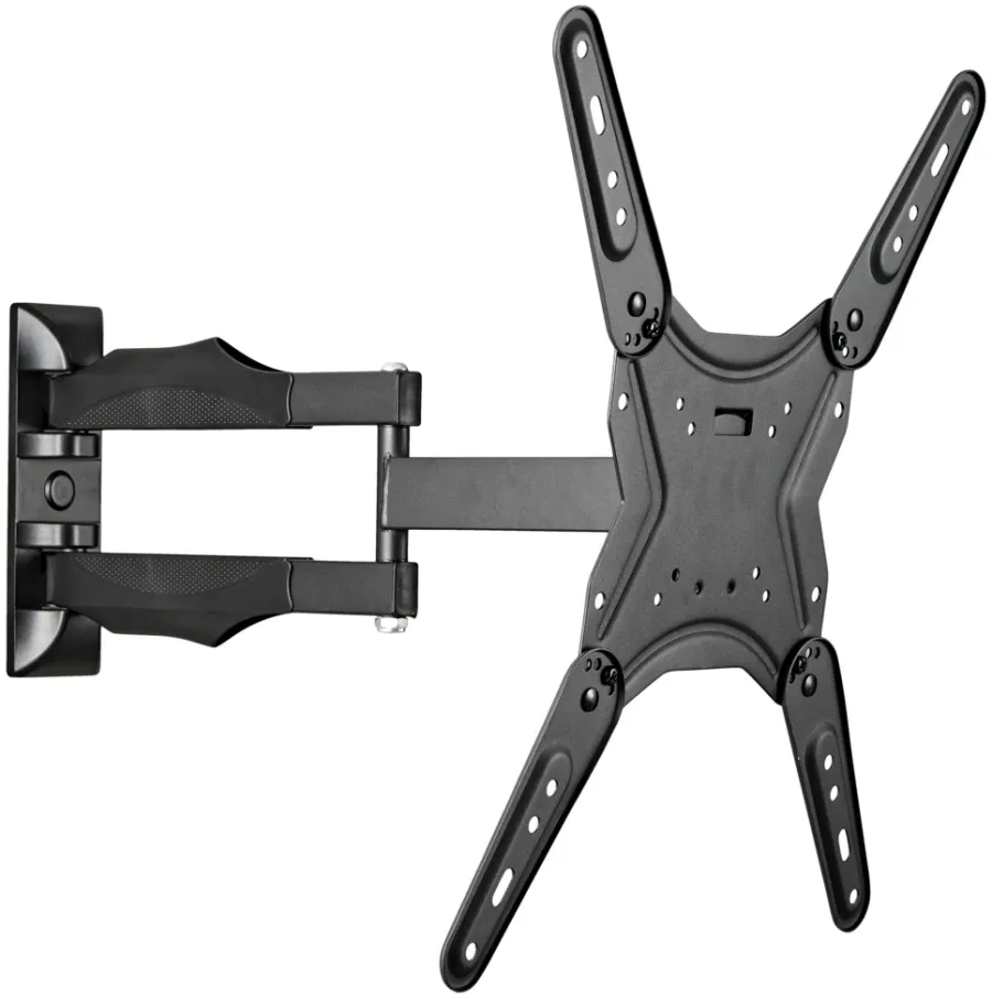 Veggfeste Til Tv^ Veggfeste til TV uttrekk/vipp 23-55" Svart
