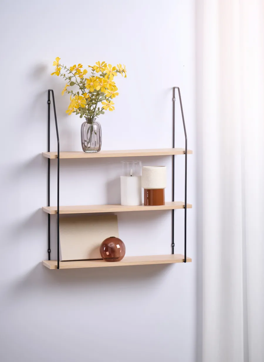 Hyller^DAY Vegghylle 3 hyller 50 x 60 x 15 cm -