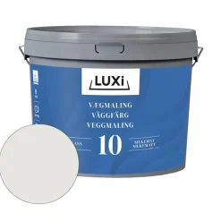 Veggmaling^Luxi Veggmaling glans 10 motehvit 9,1 liter - Motehvit (NCS-kode s1002-y20r)