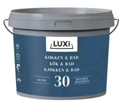Veggmaling^Luxi Veggmaling kjøkken/bad 4,5 liter - hvit