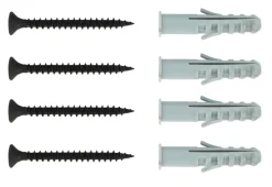 Veggskinner & Hylleknekter^Home it Veggmonteringssett t/Rack/Maxi/Slim svart