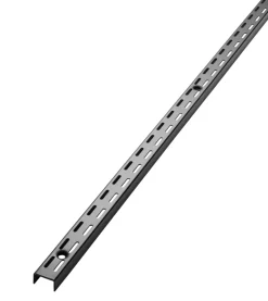 Veggskinner & Hylleknekter^Home it Veggoppheng t/Rack system 198 cm svart