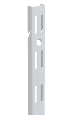Veggskinner & Hylleknekter|Garderobeinnredning^Integri Veggskinne med skråsnitt 1500 mm - Hvit