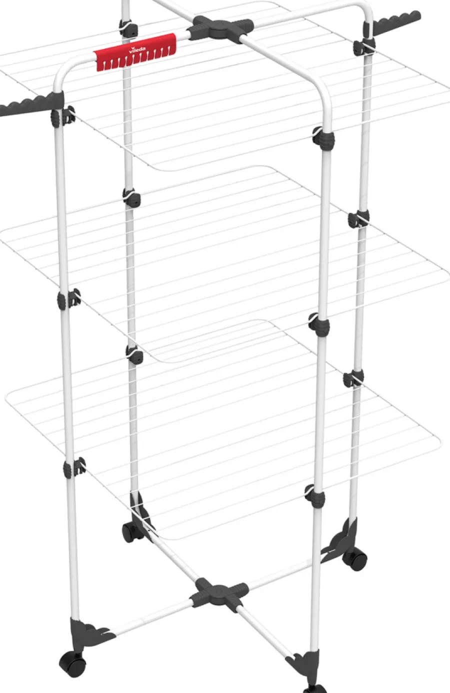 Tørkestativer^Vileda Tower tørkestativ 71 x 71 x 132 cm