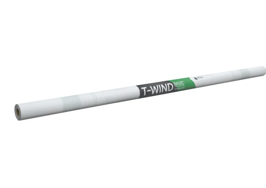 Isolasjon^Tecca Vindbeskyttelse T-Wind Basic Hvit 2,75 x 12,5 meter -