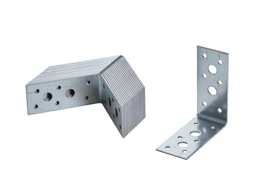 Bygningsbeslag^ Vinkelbeslag 90 x 90 x 40 x 2,0 mm
