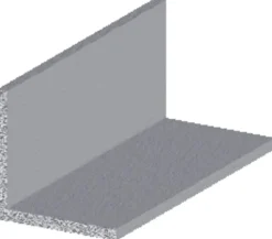 Profillister^ Vinkellist aluminium - 15 x 15 mm x 1 meter