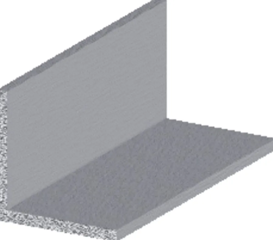 Profillister^ Vinkellist aluminium - 15 x 15 mm x 1 meter