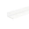 Profillister^ Vinkellist hvit - 25 x 25 mm x 1 meter