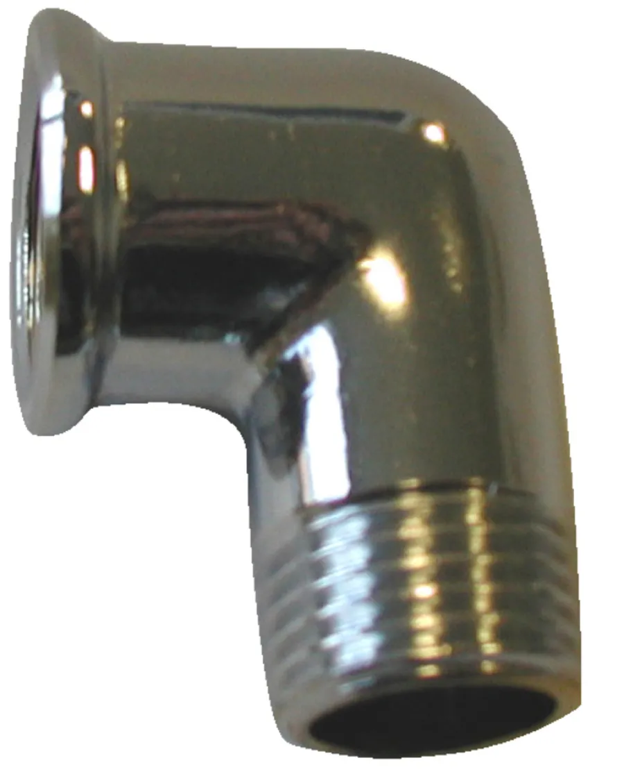 Forkrommede^ Vinkel M/N 1/2" formet Krom