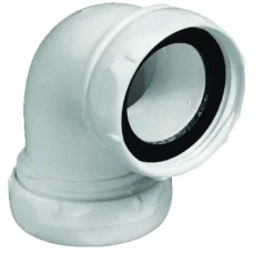 Reservedeler Til Servanter^ Vinkel til badekar 1 1/2" x 32 mm Hvit