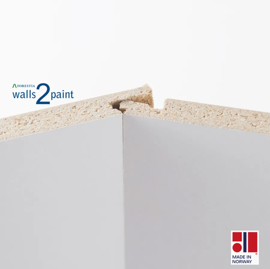 Veggpanel^Forestia Walls2paint 12 x 620 x 2390 mm