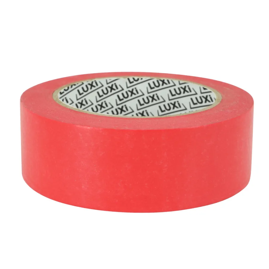 Tape^Luxi Washi presisjonstape 38 mm x 50 m - rød. noe som gjør den enkel å se under arbeidet
