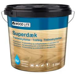 Trebeskyttelse^Woodlife Superdekk trebeskyttelse 5 liter Antrasittgrå