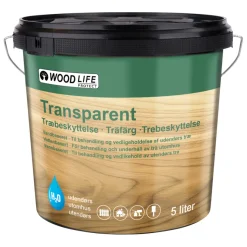 Trebeskyttelse^Woodlife svart trebeskyttelse 5 liter Svartpigmentert