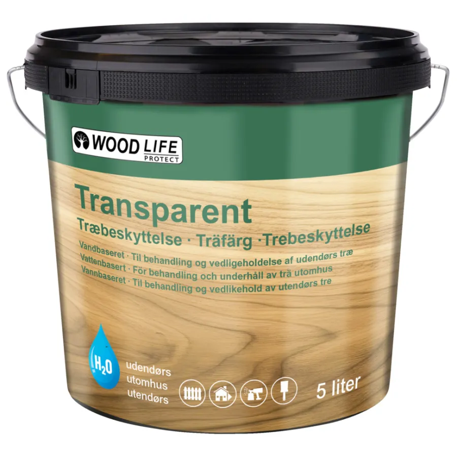 Trebeskyttelse^Woodlife teak trebeskyttelse 5 liter Teakpigmentert
