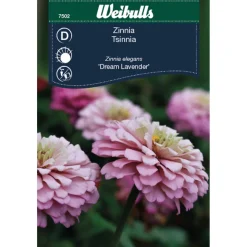 Frø^Weibulls Zinnia Elegans 'Dream Lavender'